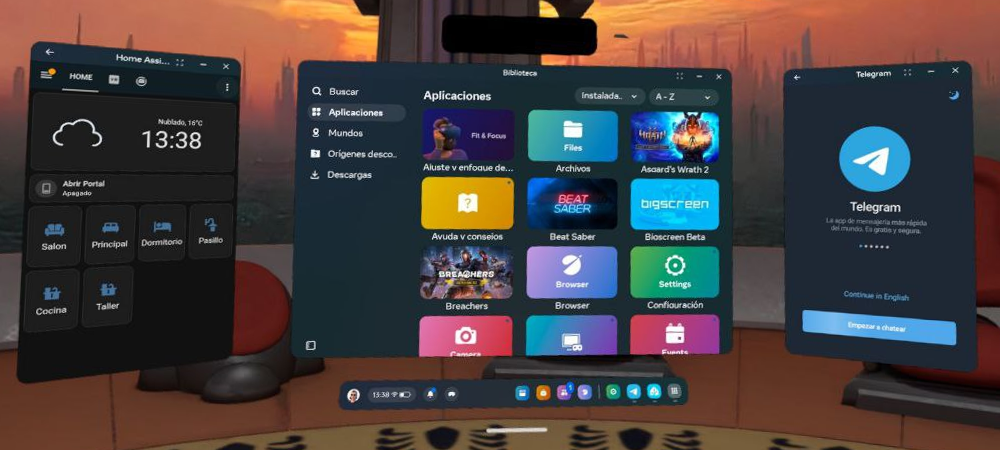instalar aplicaciones meta quest 3 y 3s