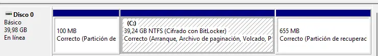 hacer una particion de disco